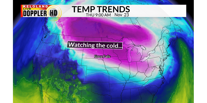 Mild and windy today; Turning much colder next week