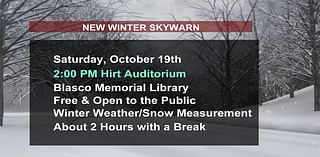 Attend this free Winter Weather SKYWARN training on Saturday