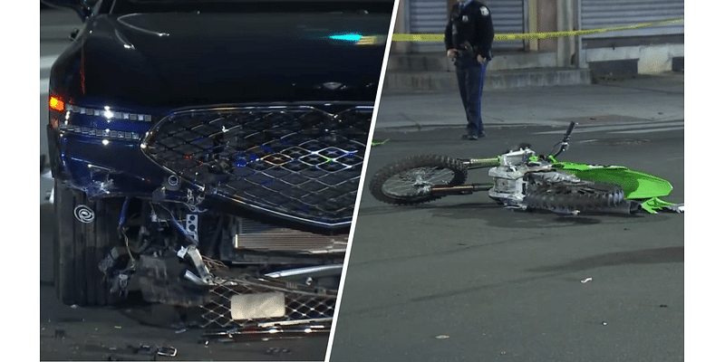 Man dead after pinned under car that crashed into a dirt bike in University City