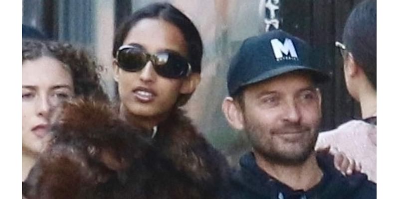 Tobey Maguire, 49, gets cozy with model Mona Tougaard, 22, in NYC - after ex Jennifer Meyer's engagement