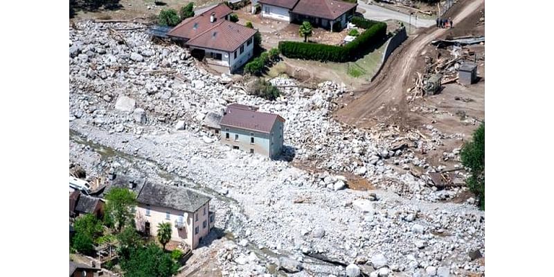 Swiss villagers readying to evacuate after Alpine rockslide alert