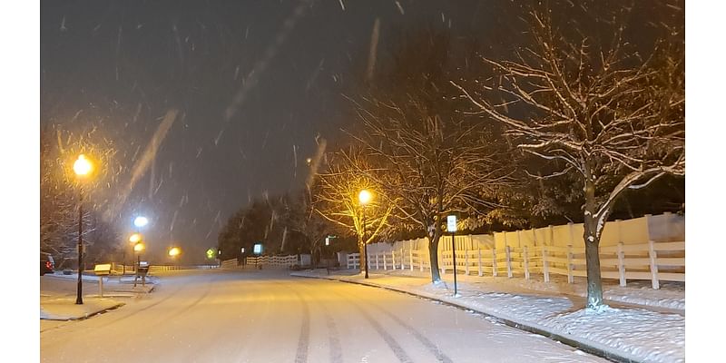 First snowfall in Columbus normally falls this week