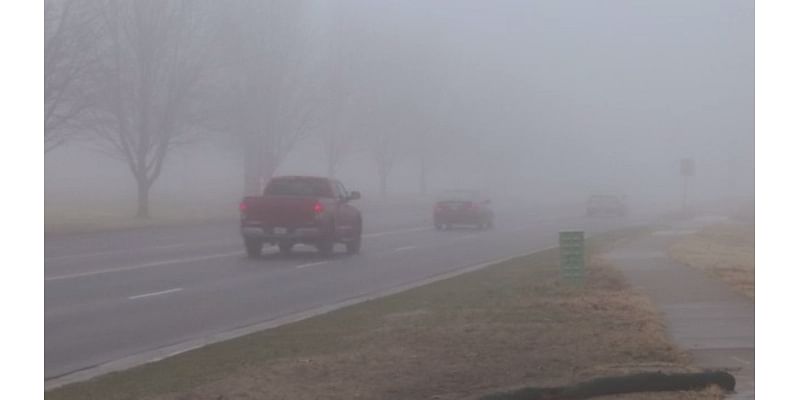 Patchy fog lowers visibility in northeast Kansas