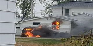 Firefighters respond to car, house fire in Darke County