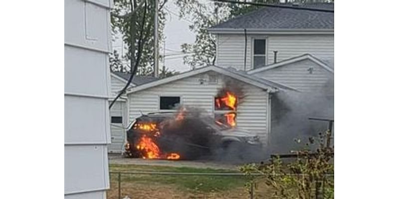 Firefighters respond to car, house fire in Darke County