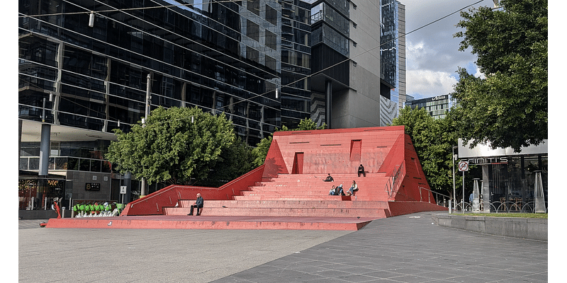 Finally! The infamous red stairs in Southbank are set to be completely redesigned