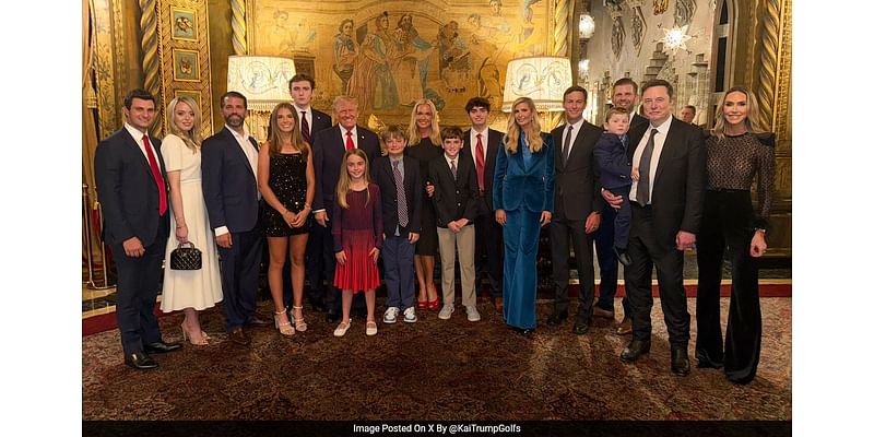 Elon Musk In Trump Family's Election Victory Photo. But Melania Is Missing