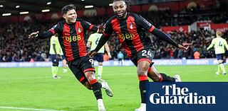 Semenyo rounds off first-half barrage as Bournemouth sink shaky Southampton