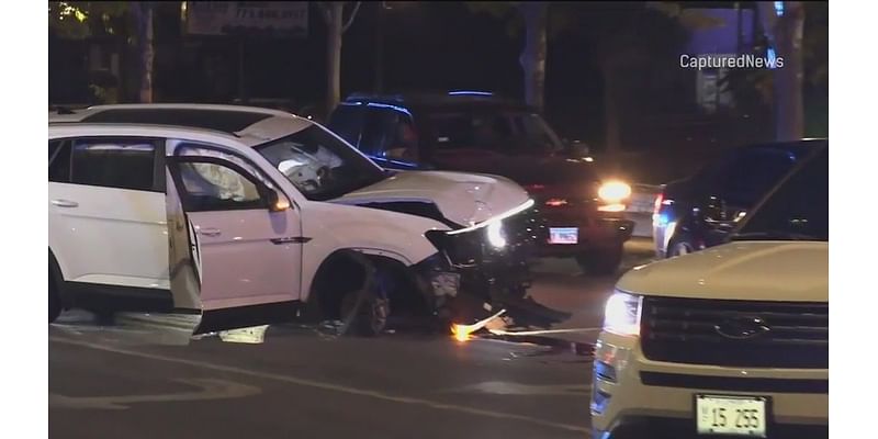 Armed carjacking ends in crash on Chicago's South Side