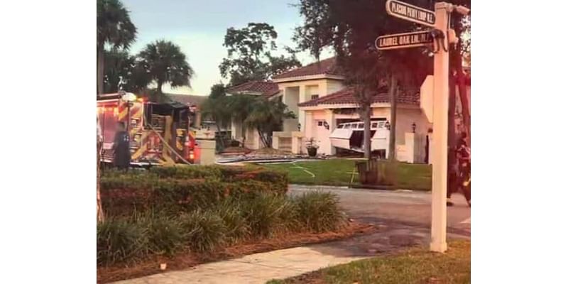 St. Petersburg Home Engulfed In Early Morning Blaze