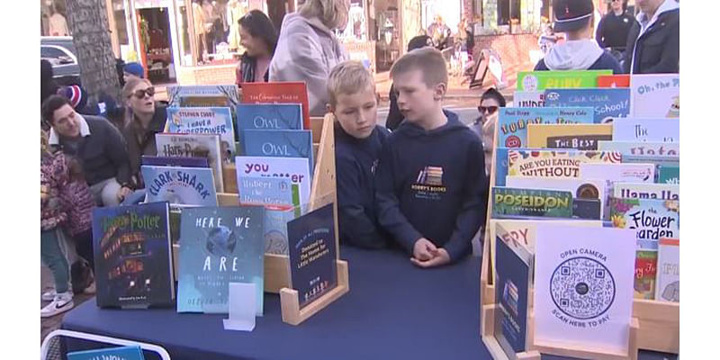 Winchester 8-year-old opens book stand to raise money for good cause - Boston News, Weather, Sports