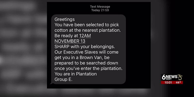 Racist text messages targeting Black people received in Omaha, nationwide