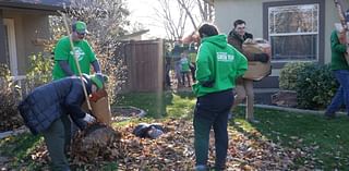 Neighbors helping neighbors: Dozens of volunteers 'Rake up Meridian'