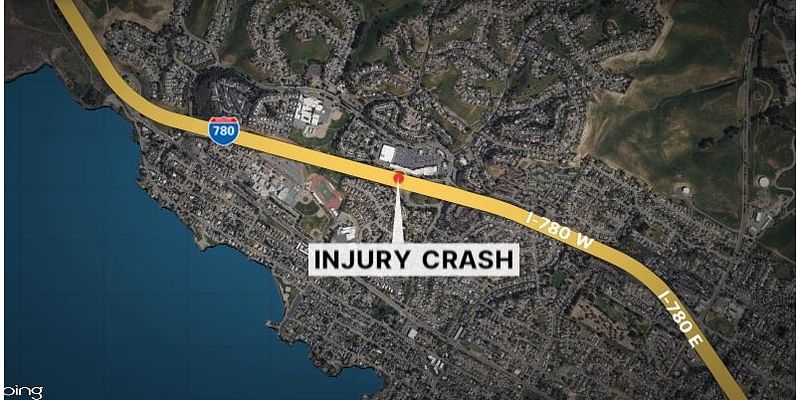 WB I-780 in Benicia reopens following injury crash