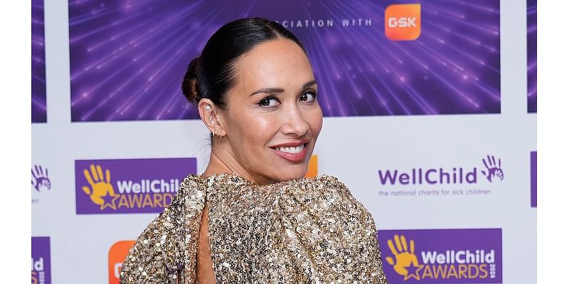 Myleene Klass dazzles in a backless sequinned dress as she joins Oti Mabuse and Kate Garraway at star-studded WellChild awards