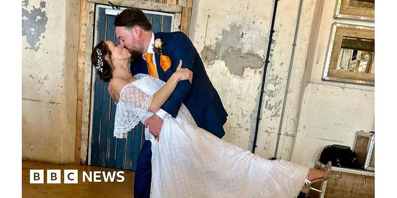 Wedding dress from hospice shop let bride feel close to late mum