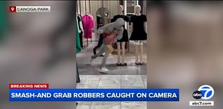 6 arrested in Westfield Topanga mall smash-and-grab robbery caught on video