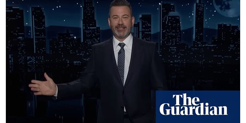 Jimmy Kimmel on US election: ‘It feels like the country is waiting to get results of a biopsy’