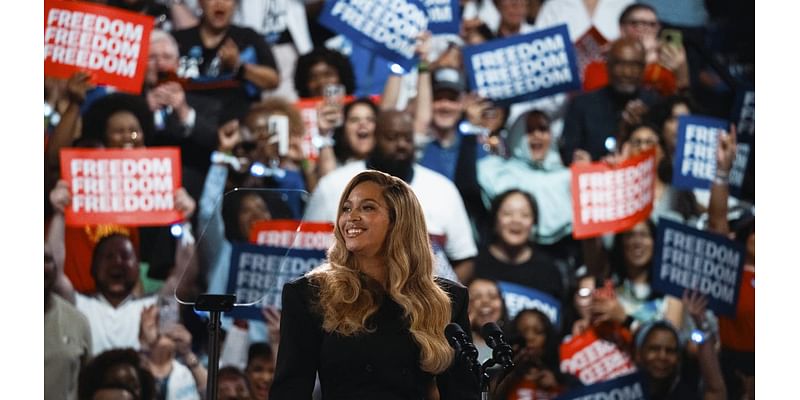 Is Beyoncé in DC for election night?