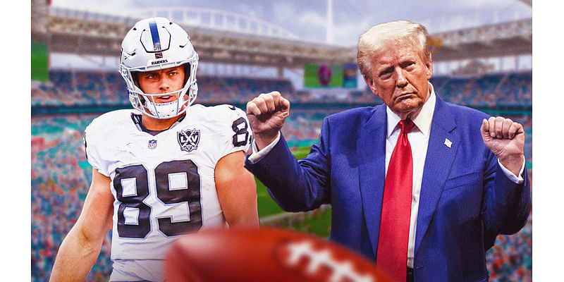 Raiders' Brock Bowers explains Donald Trump dance celly in Week 11 loss to Dolphins