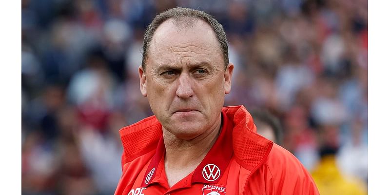 Sydney Swans coach John Longmire had to endure the ultimate insult after AFL Grand Final defeat... now his great rival is calling for a major change