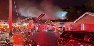 Massive fire breaks out as crew continue to douse flames in Ross Township