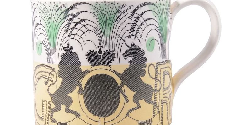 Ceramic mug marking King George VI's coronation sells for £13,500 after spending 20 years gathering dust in a loft