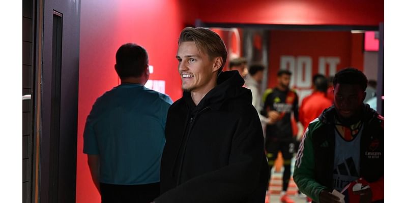 Arsenal captain Martin Odegaard gives fans surprise injury update as he outlines timeline for return from ankle problem that has kept him on the sidelines for a month