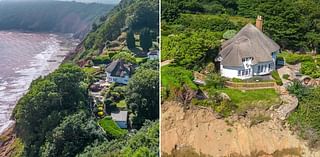 ‘You’re in the hands of mother nature’: The million-pound house perilously close to the edge