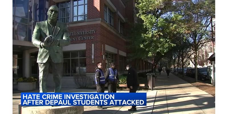 Officials want Jewish DePaul students to feel safe after antisemitic attack on campus