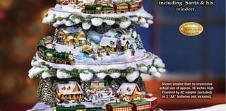 Thomas Kinkade Train Tree