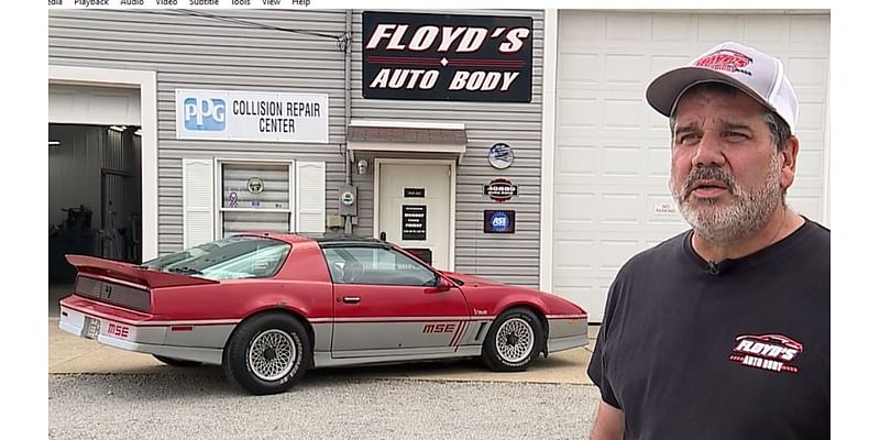 Ray “Boom Boom” Mancini’s car for sale at local auto shop