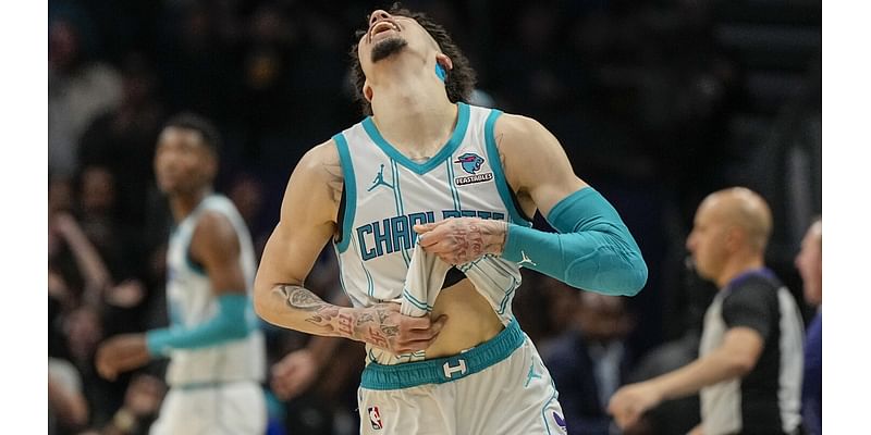 LaMelo Ball, Hornets rally from 19-point deficit to hand Wizards their 7th straight loss, 117-114