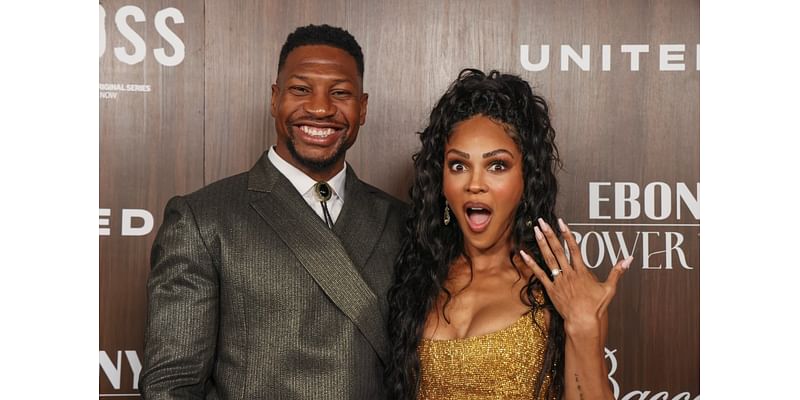 Jonathan Majors and Meagan Good reveal engagement