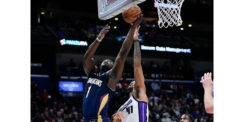 Williamson, Ingram lead the Pelicans past the Kings 117-112