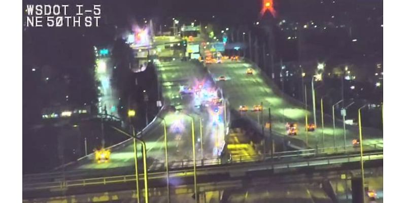 Both directions on Ship Canal Bridge reopen after multi-car crash early Sunday morning