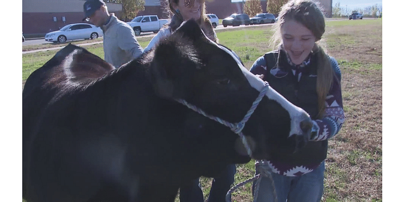 KCK students nominate teachers to ‘kiss a cow’ to help raise money for hurricane relief