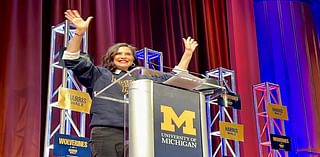 Gretchen Whitmer, Debbie Dingell, Josh Gad speak at rally in Ann Arbor