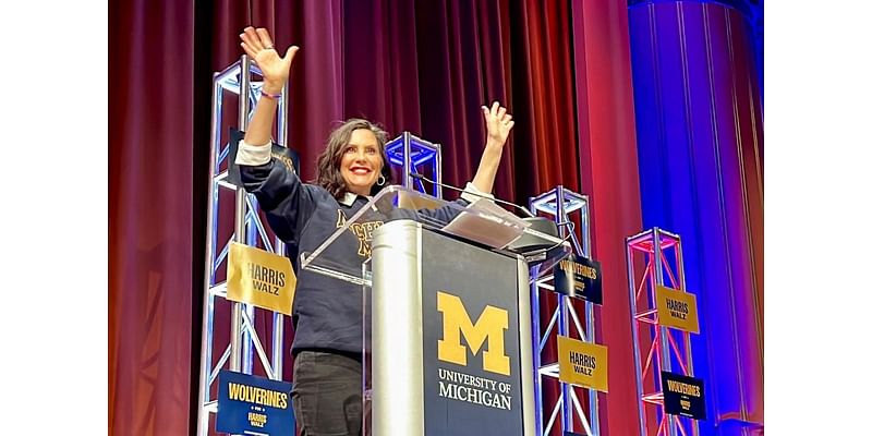 Gretchen Whitmer, Debbie Dingell, Josh Gad speak at rally in Ann Arbor