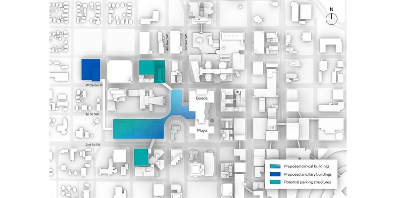 Mayo Clinic seeking removal of street and utility easements to make way for 'Bold. Forward. Unbound.' plans