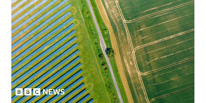 panel solar farm near Rotherham