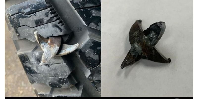 Missoula PD investigating sharp metal objects found in tires