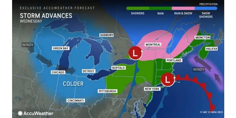 Thanksgiving 2023 travel forecast: Updates on when rain, gusty winds will end.