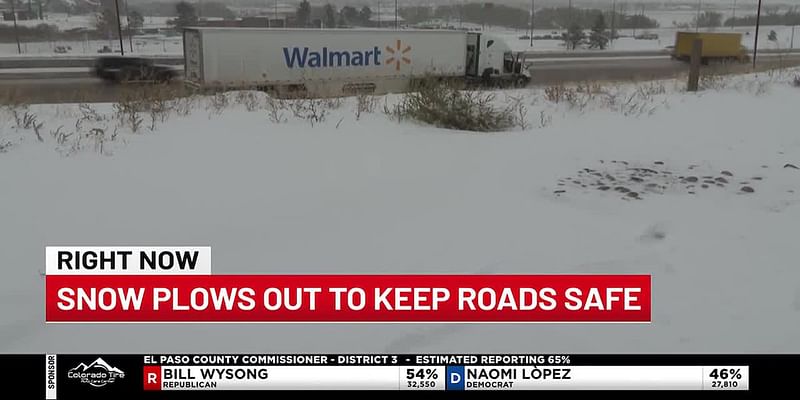 How drivers in El Paso County are being impacted by the snowstorm