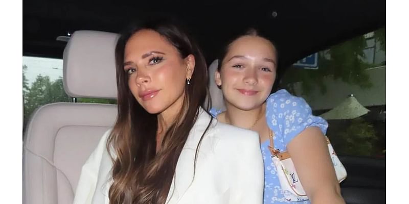 Victoria Beckham suffers a cooking 'disaster' while trying to whip up a tasty breakfast for daughter Harper, 13