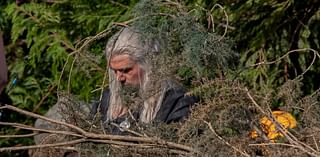 The Witcher star Liam Hemsworth's stunt double plays grey-haired Geralt of Rivia for new scenes in North Wales after Aussie actor replaced fan favourite Henry Cavill in lead role