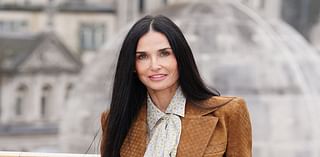 Demi Moore, 61, shows off her ageless complexion as she joins her on-screen husband Jon Hamm at a photocall for their new series Landman