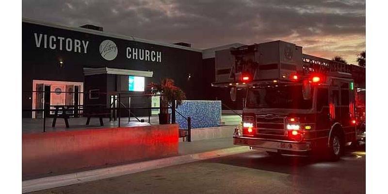 Crews respond to fire at Victory Church in Lehigh Acres