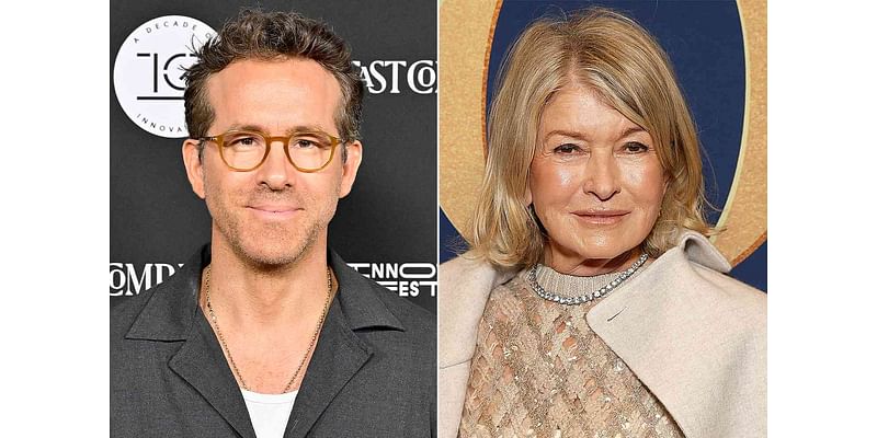 Ryan Reynolds reacts to Martha Stewart saying he's 'not so funny'