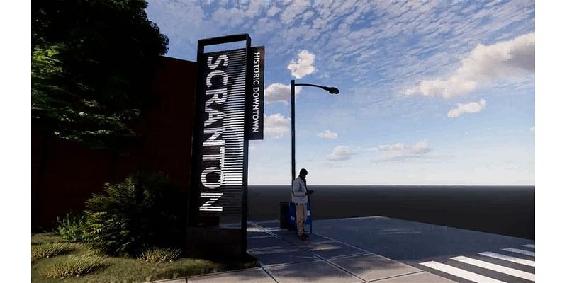 Scranton unveils new gateway sign designs to revitalize downtown entryways